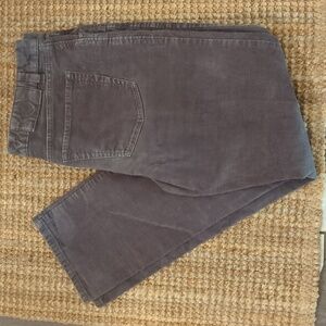 Black & Brown men's grey corduroy pants